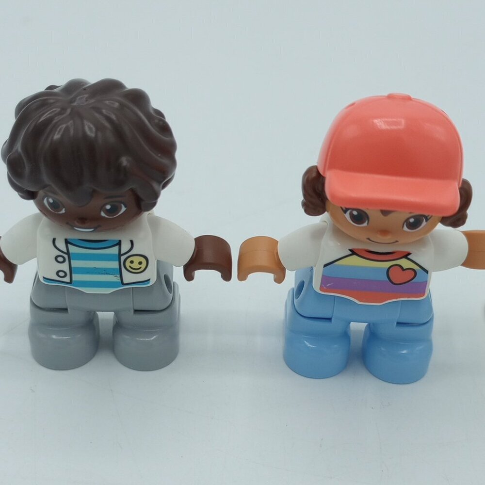 LEGO DUPLO Figures Lot of 3 Boy Girl Dog Family Pet Set Toddler Preschool Buildi - Picture 2 of 13